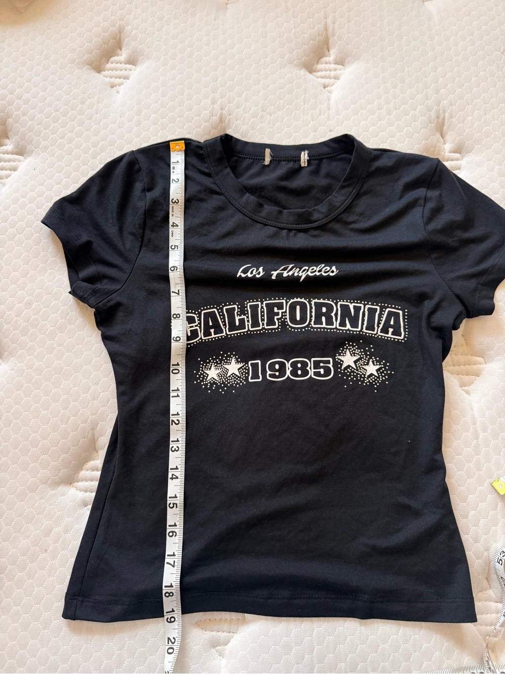 88. Black 'California 1985' Graphic Tee - Picture 5 of 5